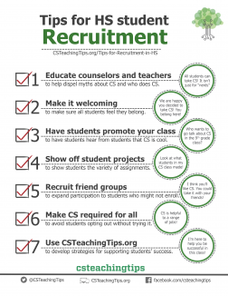 Tips for HS Student Recruitment